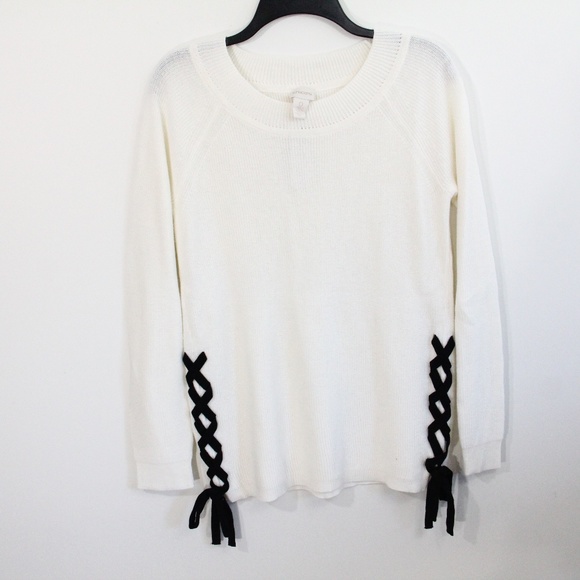 Chico's Fashion Sweater New Women Knit Top Long Sleeves Small sz 0 - Picture 3 of 8